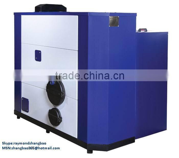 Biomass sawdust pellet boiler