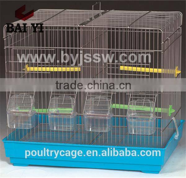 BAIYI Wholesale Good Quality Wire Mesh Bird Canary Breeding Cage (fast delivery,Made in China)