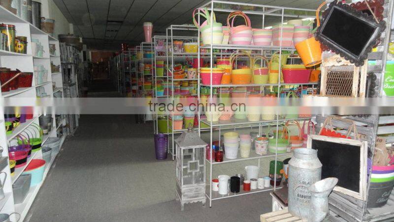 SQUARE METAL SHABBY CHALK BOARD WALL HANGING