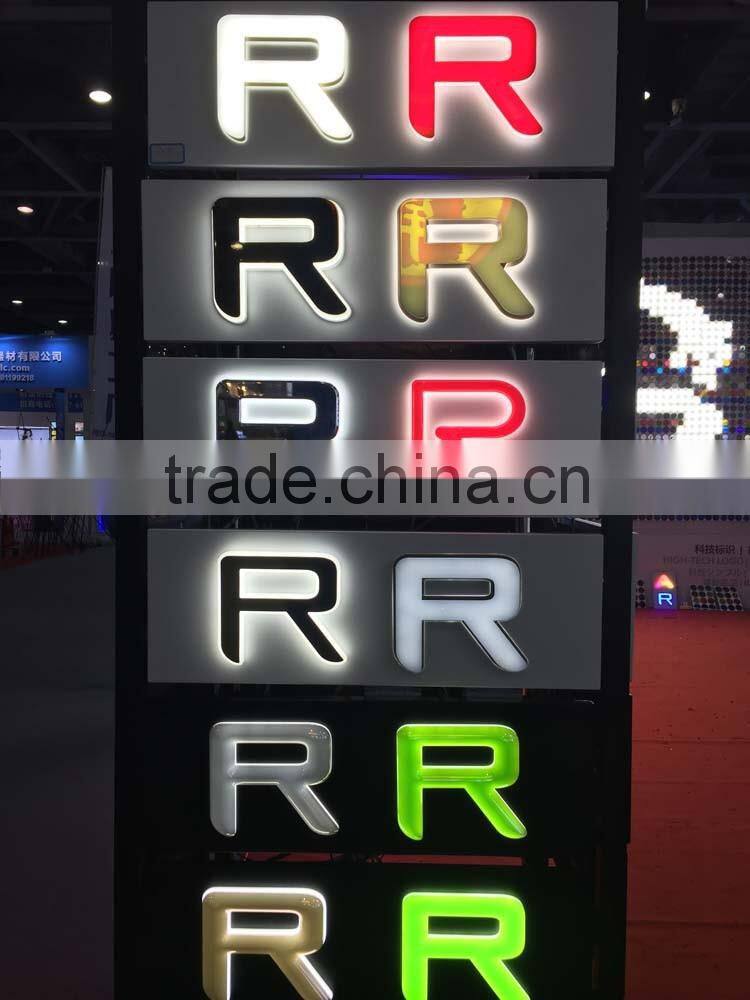 Outdoor waterproof led illuminated lighted sign letters