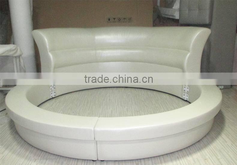 2015 Leather Round Bed SY10067