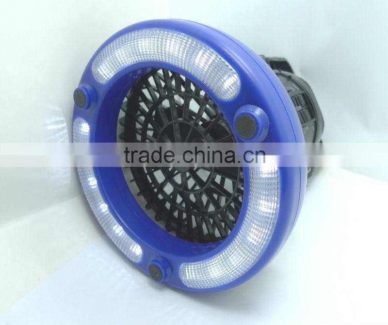 2 In 1 Tent Ceiling Fan LED Camping Lantern tents with led lights