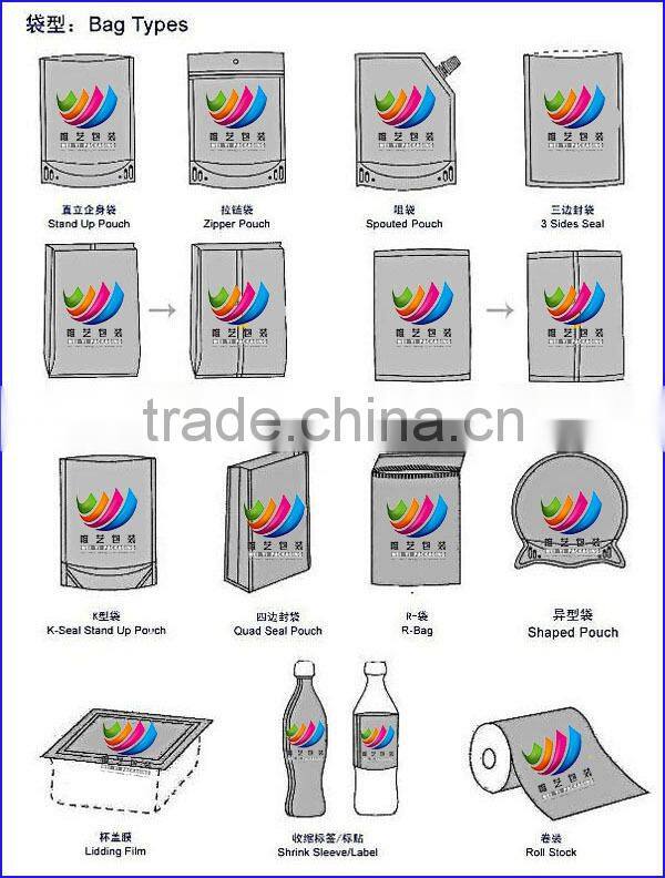 PP/ PVC plastic clear file bag with zipperA3 A4 A5