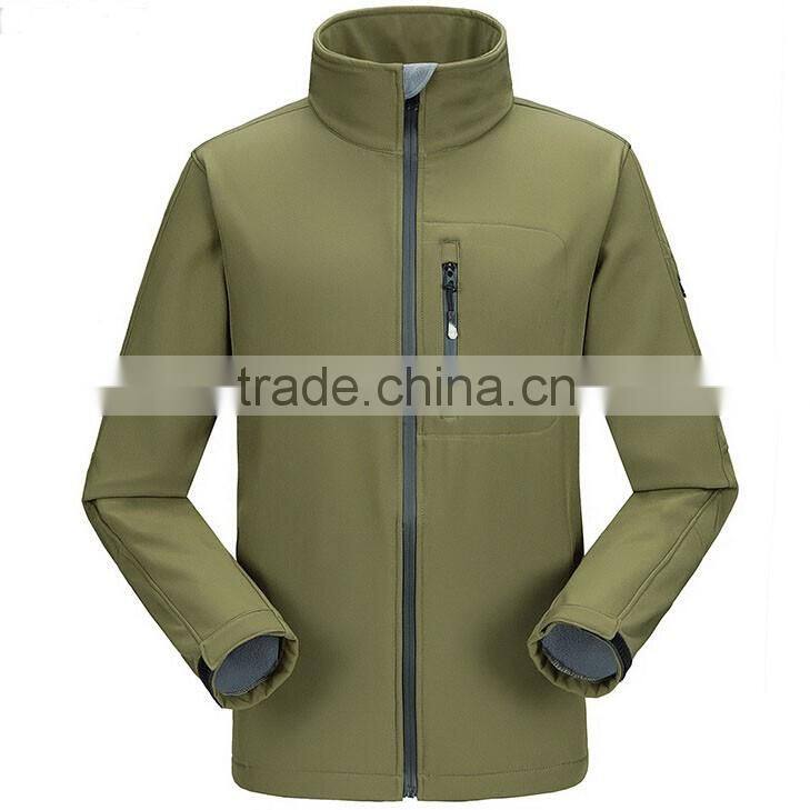 Custom Men Black Waterproof Softshell Climb Jacket