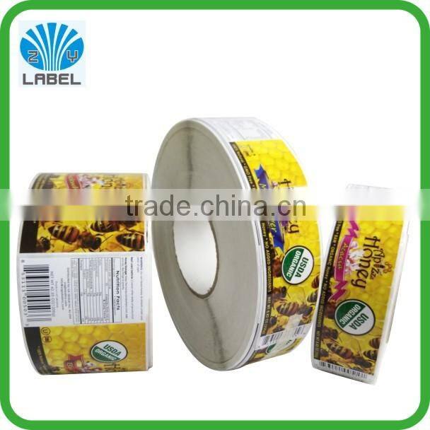 cheap printing cusom adesive stickers on roll