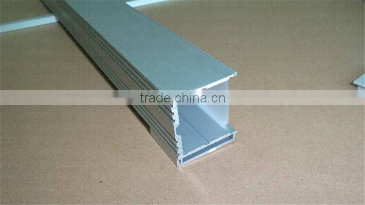 QS-A61 43x32mm LED Aluminum Extrusion / Aluminum LED Profile For Stairs Lighting