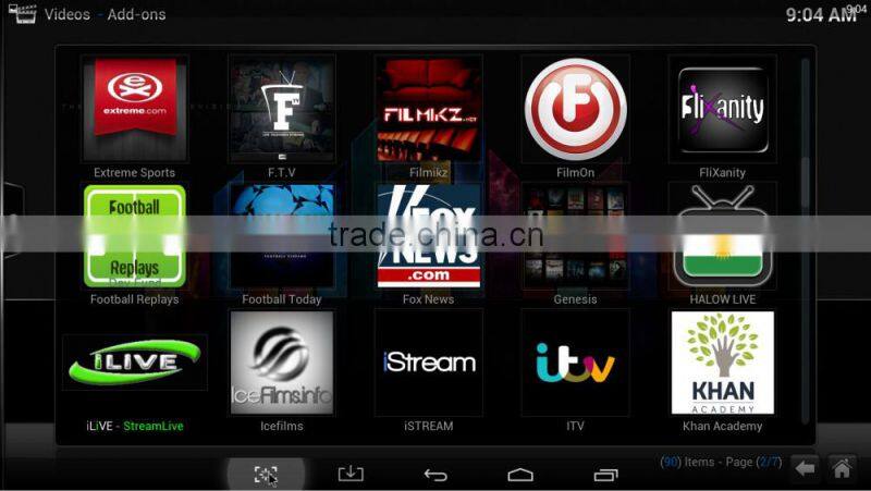 Ultra HD 4k Android 5.1 tv box Kodi preloaded Google box download free App smart tv box
