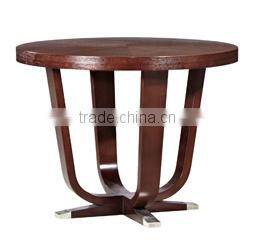 Simple ash veneer side table Hotel furniture coffee Table