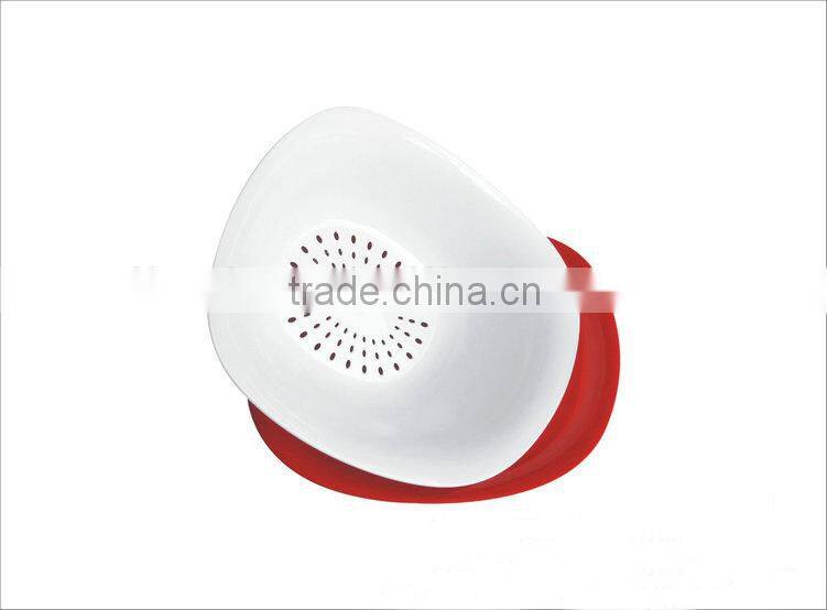 Vegetable Sieve With Basin/Fruit Basket/Plastic Basket/sifter/griddle/boult/screen/sieve/Dried Basin/sieve with basin/Colander
