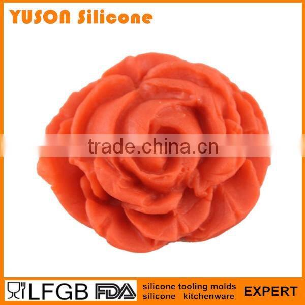 Hot Selling Rose Flower Cake Decoration Tip Silicone Fondant Mold