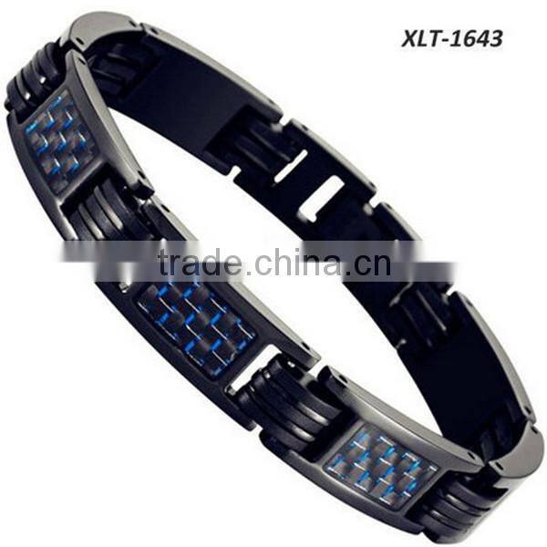 2016 hottest silicone rubber ball wristband bracelet blood pressure magnetic bracelet