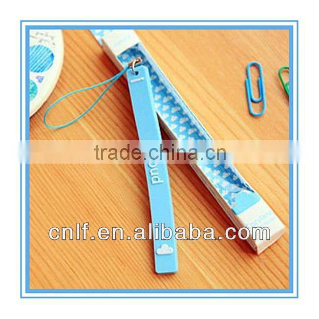 Short and Bright Soft PVC Lanyard for Mobile Phone and Tablet