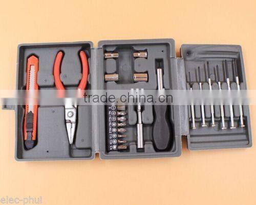 24 PCS single forceps portable combination screwdriver set of knife sets