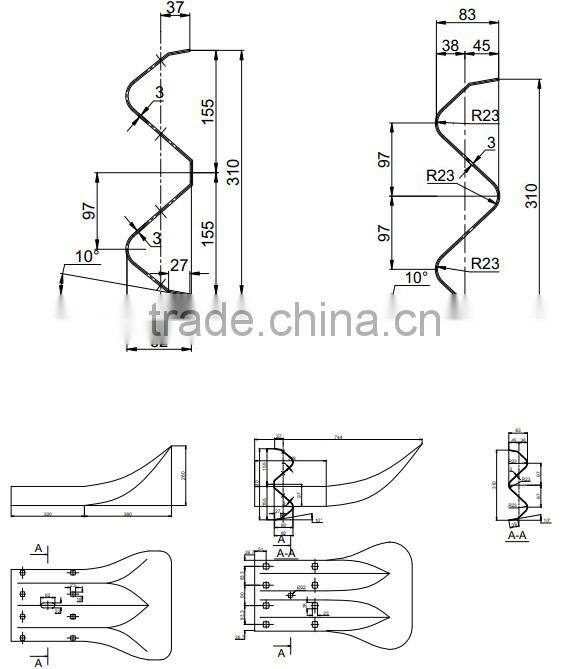 W Beam Guard Rail Roll Forming Machine for Highway Guardrail