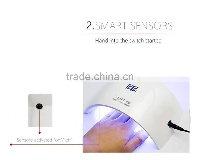 2016 Alibaba China Best Selling Nail Lamp 18K 18W 36W 48W Factory ccfl lamp led nail 24 uv lamp 24w gel curing ccfl lamp for oem