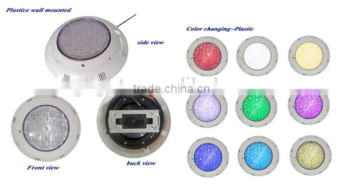 IP68 Surface Mounted LED Swimming Pool Light / RGB synchronized led pool lighting