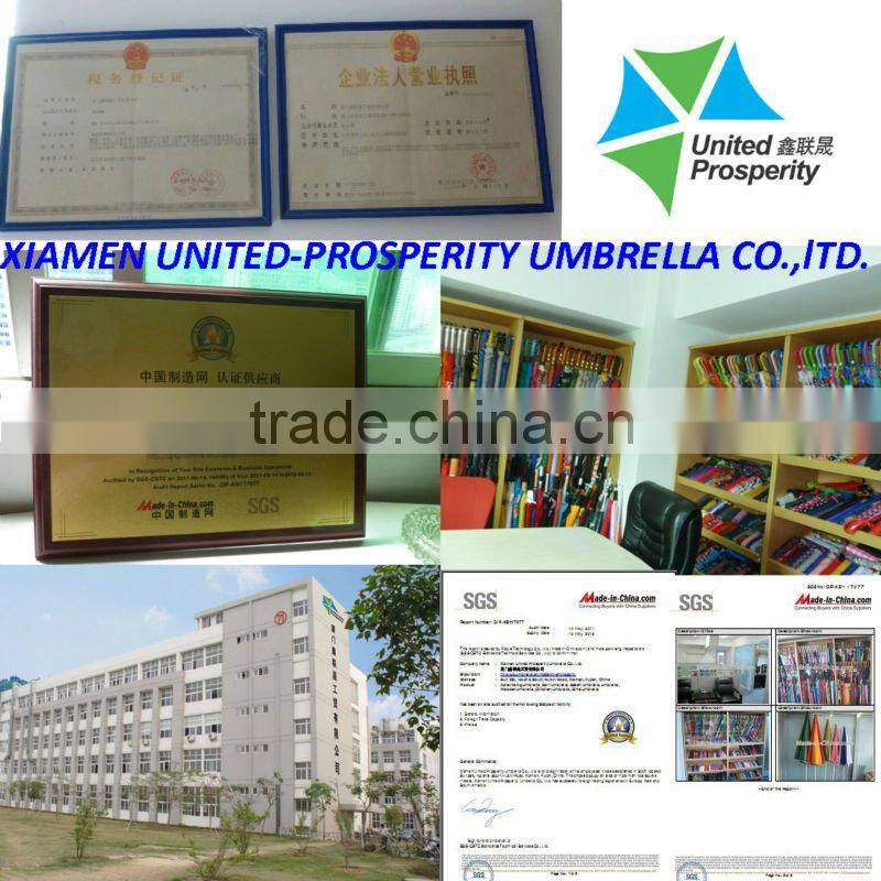 48"Manual Solar beach umbrella printing