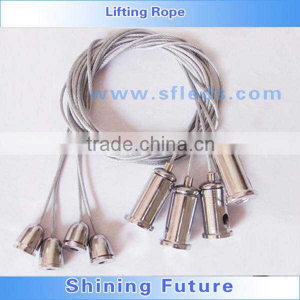 Led Board LED Panel Light Lifting rope/LED light hanging kit with wire rope