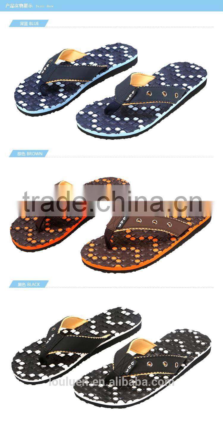 663 LOULUEN New Design Popular Men Sewing Slippers Beach Slippers