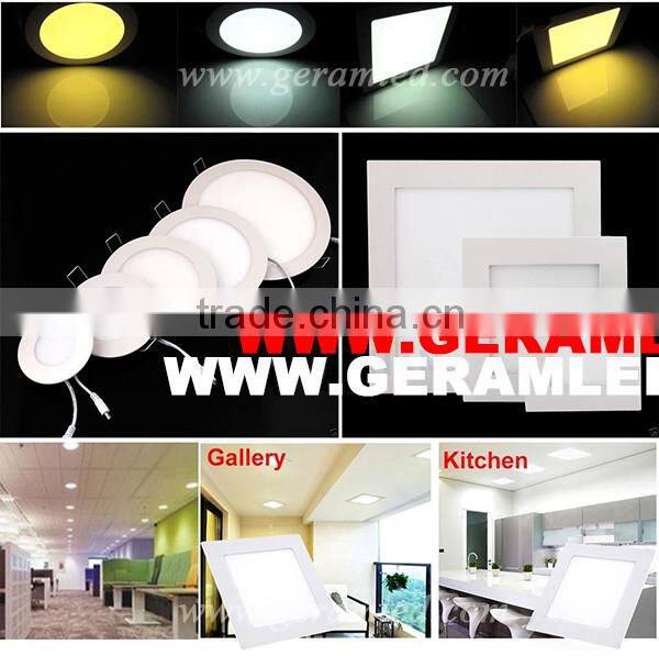 China Best Quality CE ROHS Round Square Ultra Thin 3W 6W 9W 12W 18W Panel Light LED