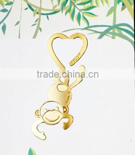 Multifunction useful metal gold book mark