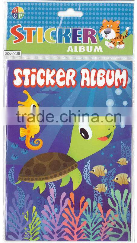 2013 New design sticker book -- Marine Animal
