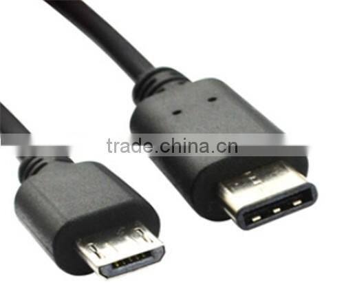 Micro USB to USB-C Cable Hi-speed USB Type C USB-C to Micro USB Data Cable 3.3ft Black