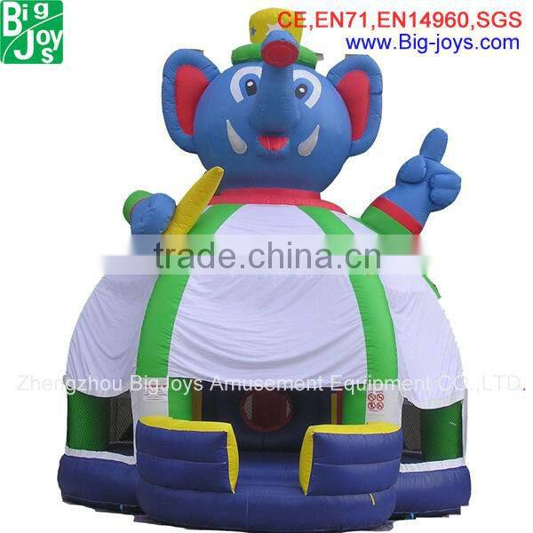 Interesting commercial elephant inflatable bouncer