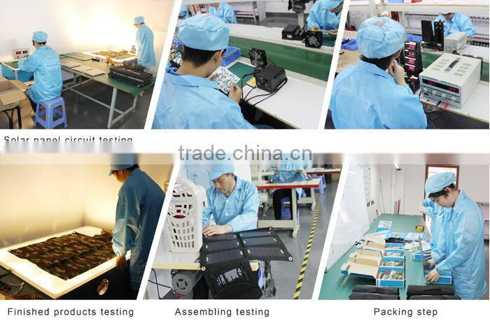 2016 High Quality Full Certified 15W Portable Solar Mobile Charger