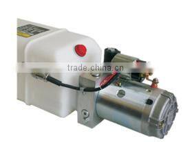4Wheel Dump trailer with hydraulic power unit,self-dump trailer,single axle trailer