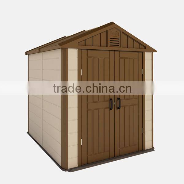 2016 Factory Price Plastic L88.3" W87.4" H98.7" Garden Shed