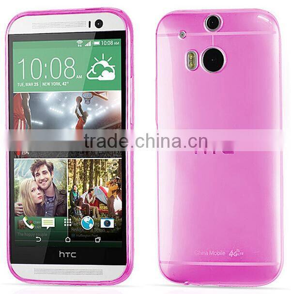 trending products for 2015 for htc one m8 ultrathin 0.3mm tpu cover case