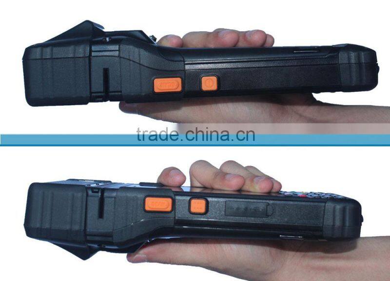 Android Handheld POS with Fingerprint,1D/2D,GPRS,3G,Camera,Bluetooth,GPS,IP65
