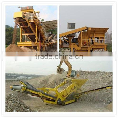 New type mobile roller crusher plant with full services