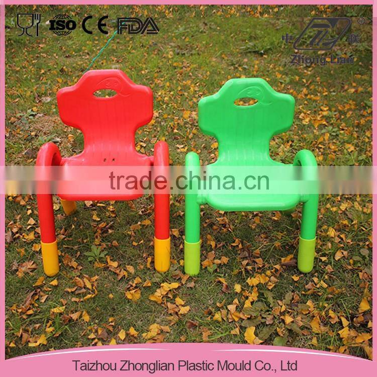 Superior stable PP different color chair plastic school