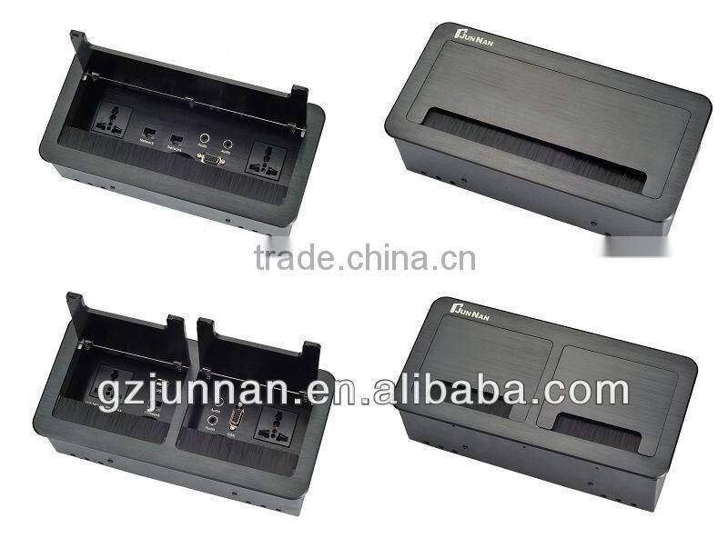 table outlet boxes 2 power+2 network+1 VGA+2 audio