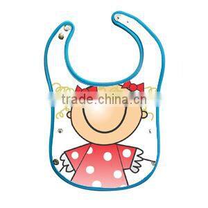 High quality Sublimation Neoplene Baby Bib with 6 buttons