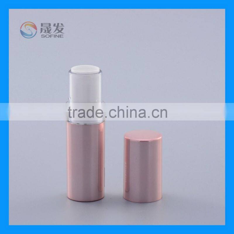 Nice color fashional pink slim lipstick tube for cosmetic
