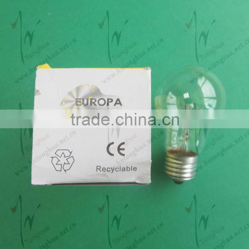220-240V E27 60W Clear Bulb, Incandescent Lamp