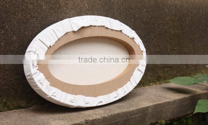 cotton semi-round stretched canvas