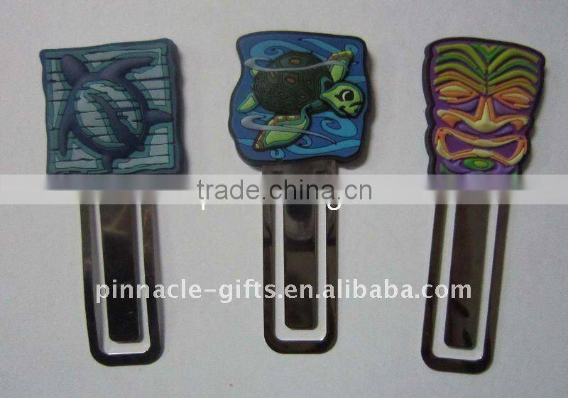 soft pvc 3D sandal shape book mark