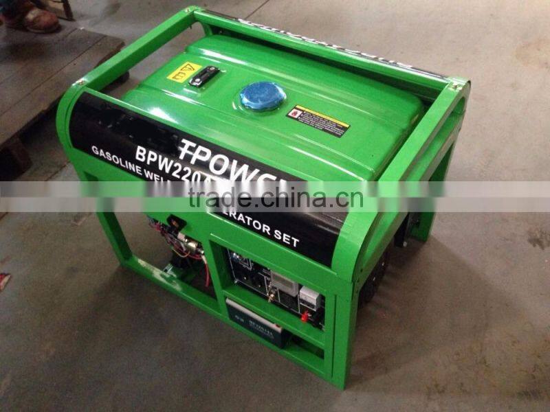 High Class Portable 250A 190F Engine Digital 7kv diesel welding generator Set