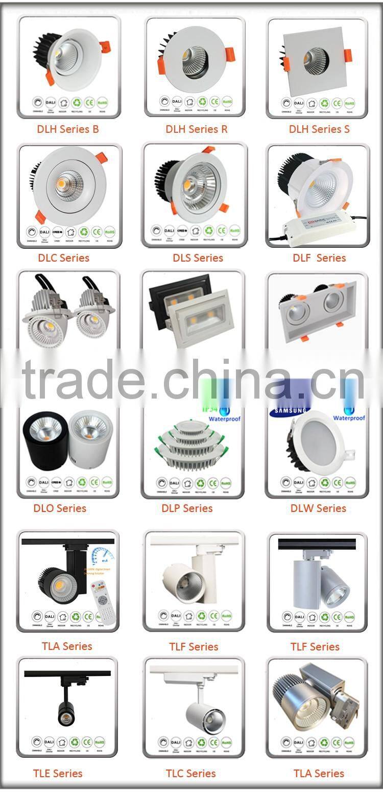 12W Die-cast aluminum downlight led 230v dimmable 18/36deg natural white 4000k LED downlight