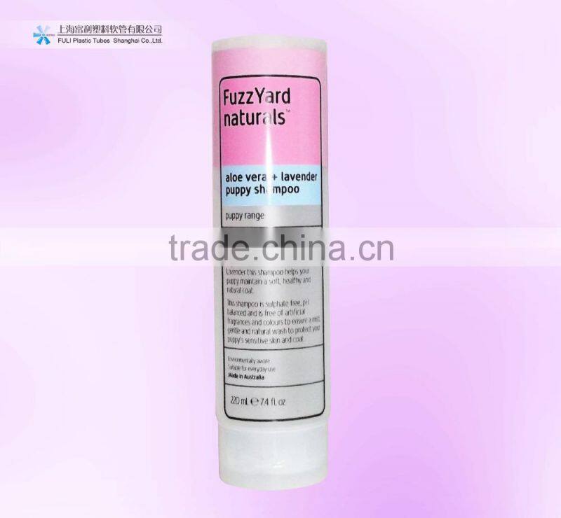 large plastic cosmetic container for hair care lotion