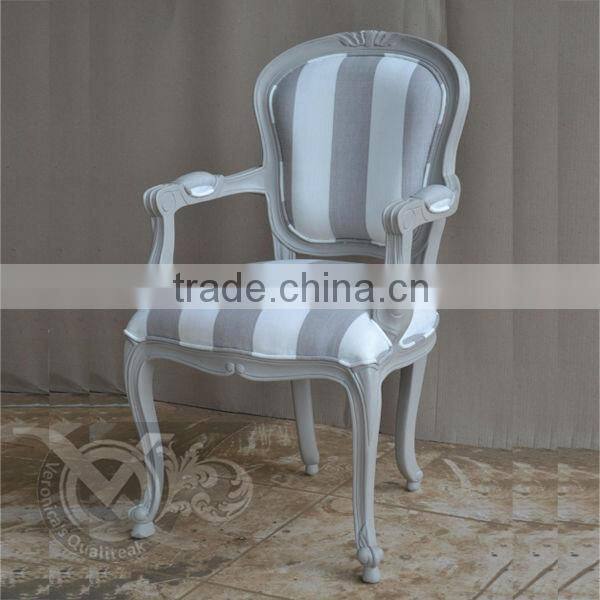 Antique French Painted Dining Armchairs