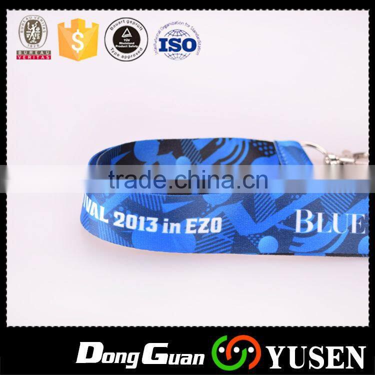 Eco-friendly recycle printed pet lanyards with high quality for wholesale