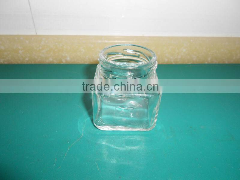 fine mini glass sauce jar 50ml