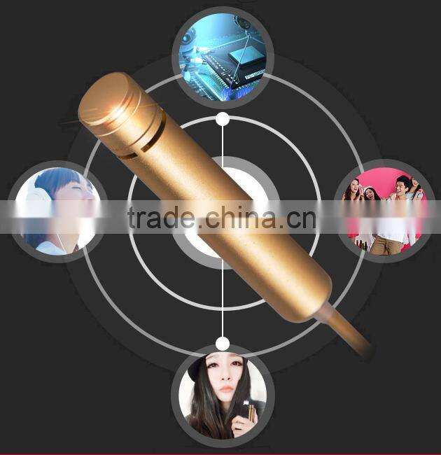 Mini karaoke microphone , handheld portable microphone for outdoor singing