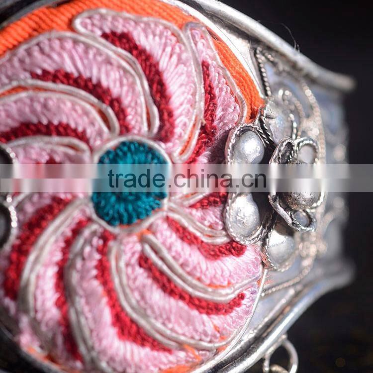 2016JIXIU new arrival embroidery bracelet for women