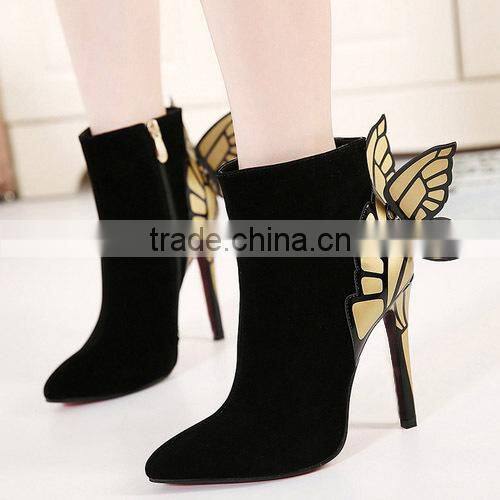 2016 Factory high heel long boots sexy knee boots for women CP6518